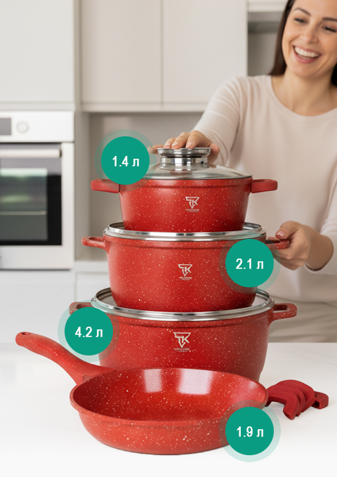 Набор кастрюль Top Kitchen